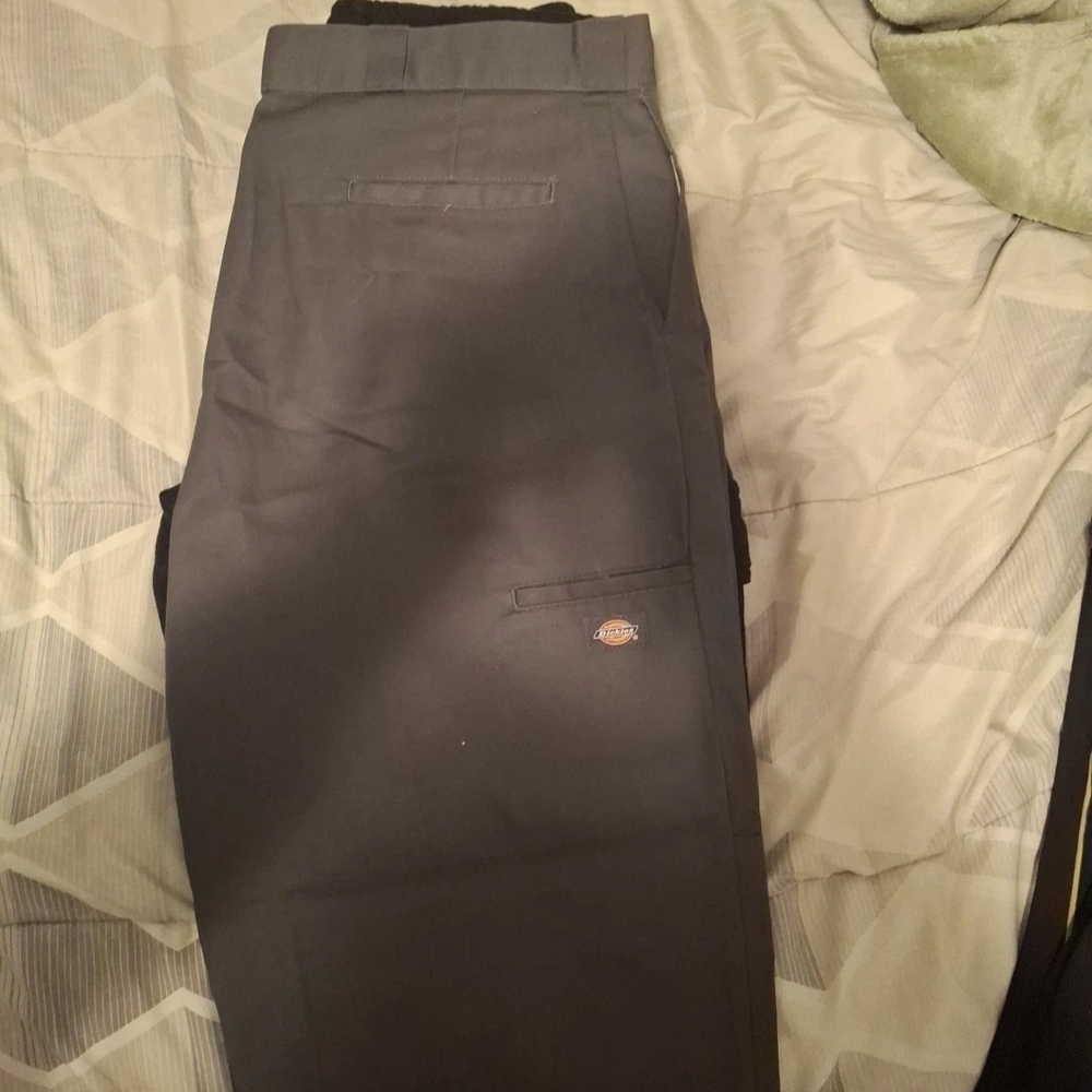 Dickies Men's Straight Work Chinos - Black